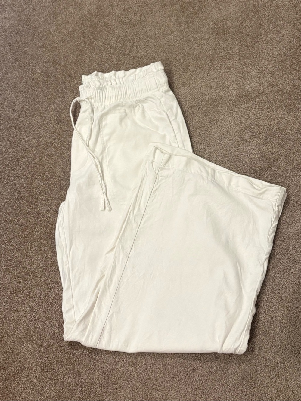 American Eagle Outfitters White Stretch Lounge Pants